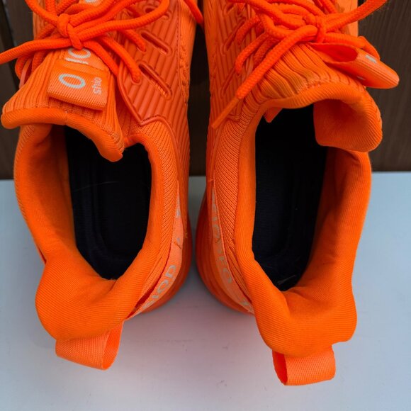 TSIODFO Mens Size EU 46 Orange Athletic Running Shoes Breathable Casual Sneakers - Picture 4 of 8
